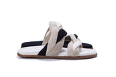 Ikaria Sandals - Black/White